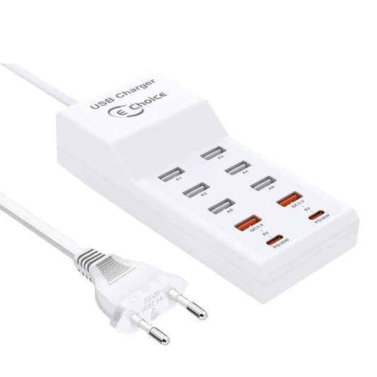 E-Choice 96W 10-Port Professional Charging Station